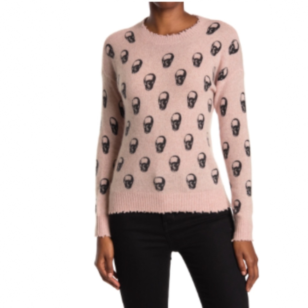 Catherine Malandrino Skull Print Sweater, XS